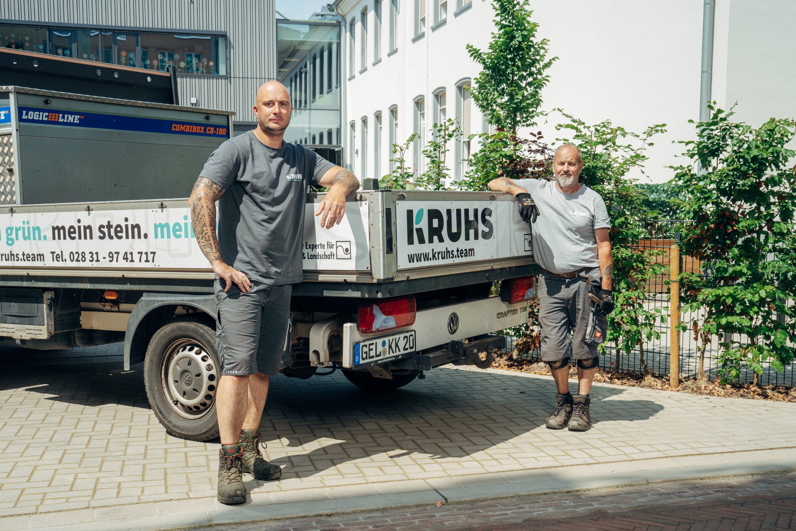 Gruppenfoto unseres Grün Teams Garten- Landschaftsbau Klaus Kruhs GmbH